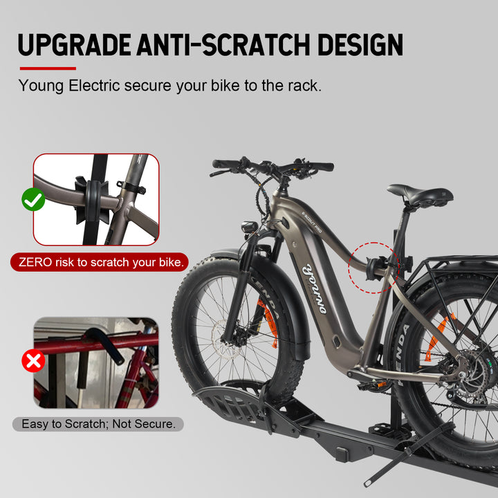 Electric discount bicycle rack