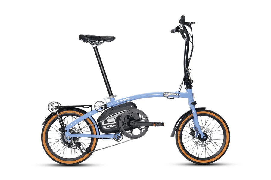 Kingfisher Folding eBike blue